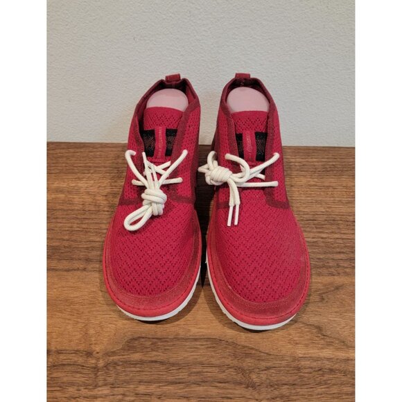 NWOB UGG For Men Neumel Hyperweave Wool / Suede Chukka Boots Flag Red US Size 9 - Picture 2 of 11